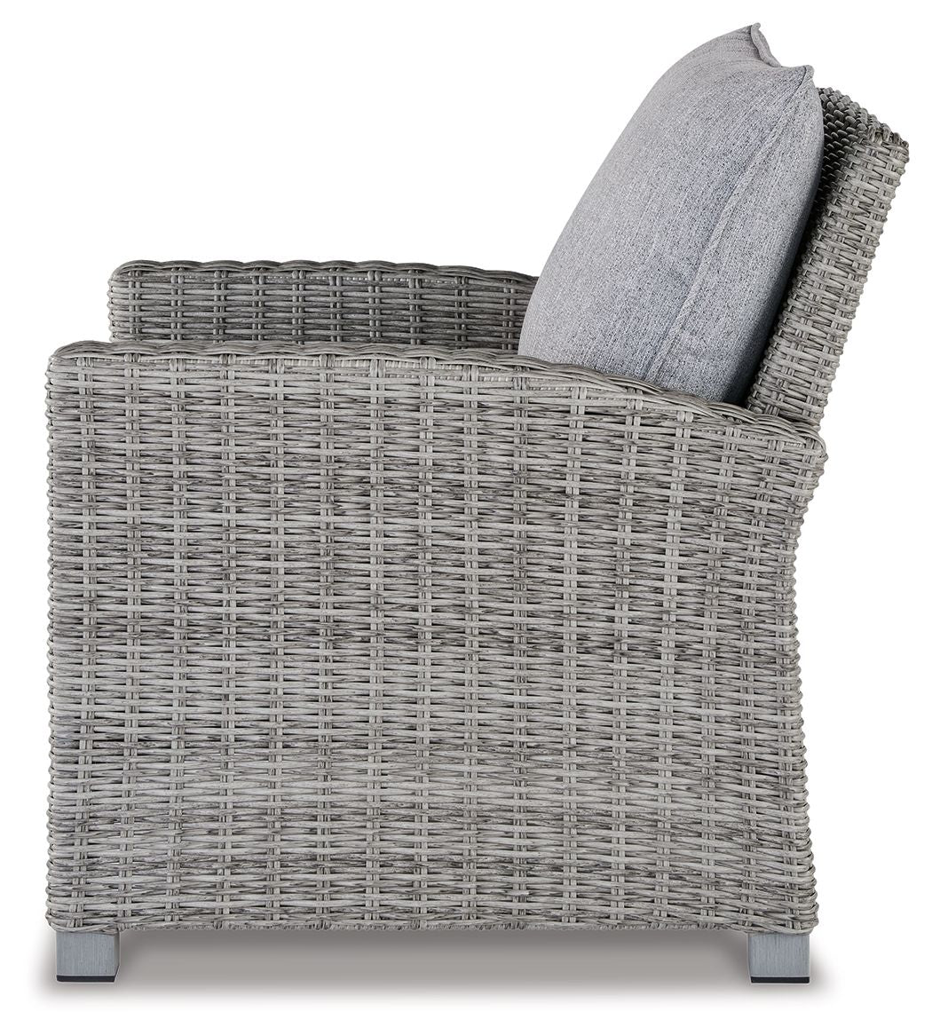 Naples Beach - Light Gray - Lounge Chair W/Cushion