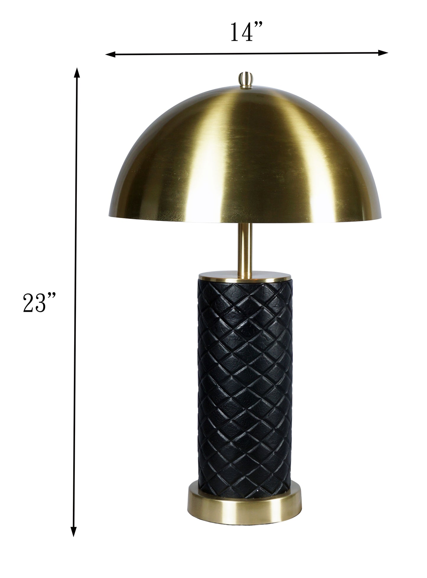 Table Lamp - Gold & Black