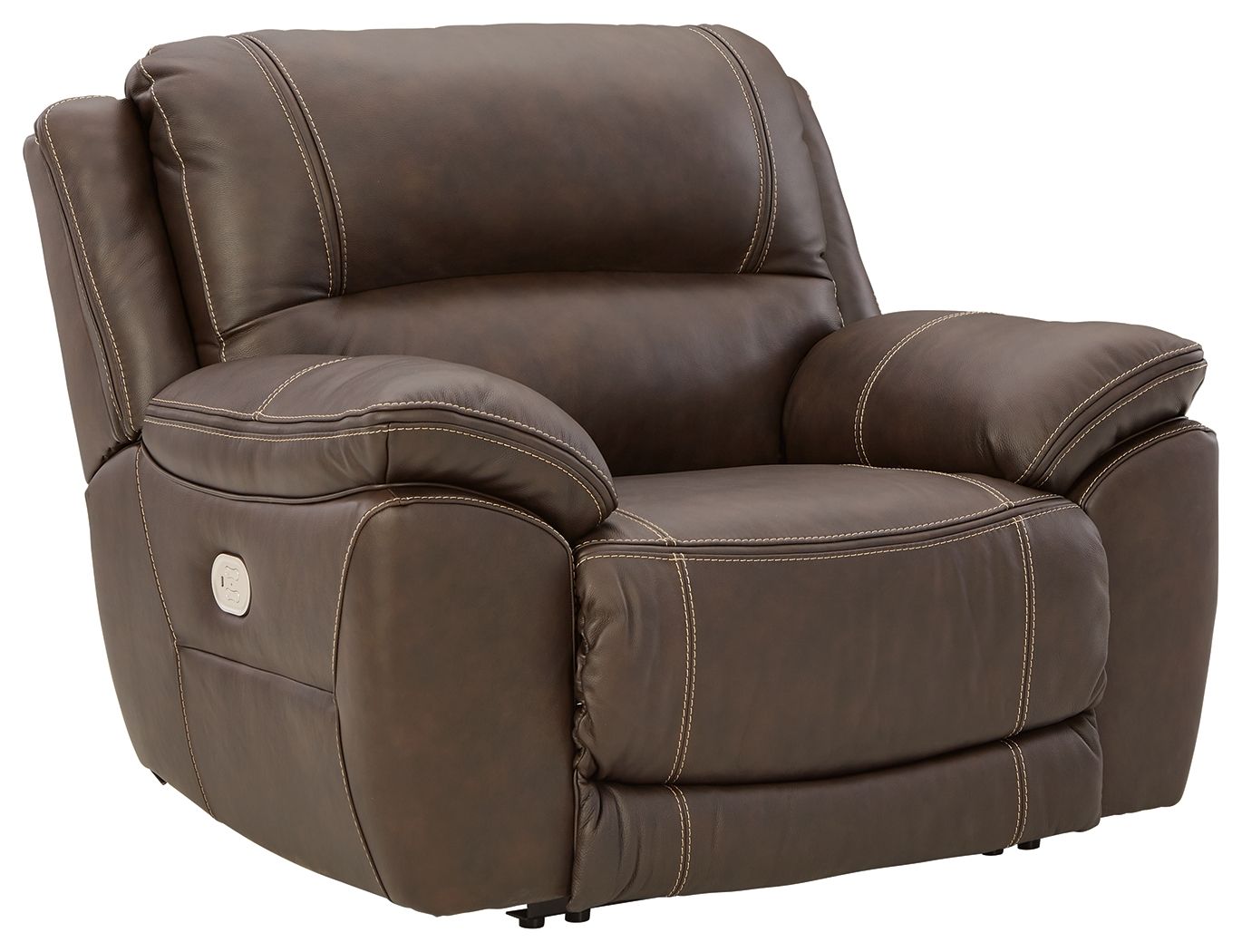 Dunleith - Chocolate - Zero Wall Recliner W/pwr Hdrst