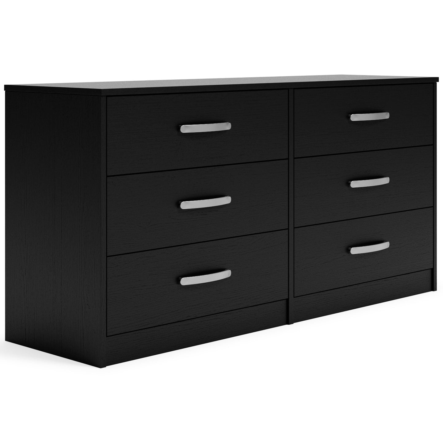 Finch - Black - Six Drawer Dresser - 29'' Height