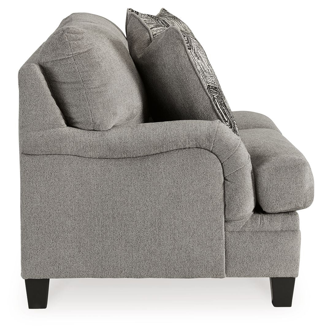 Davinca - Charcoal - Loveseat