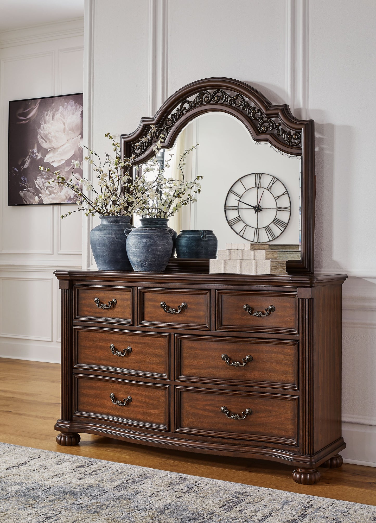 Lavinton - Brown - Dresser And Mirror