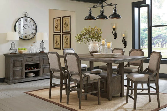 Wyndahl Rustic Brown Counter Height Dining Room Set*FINAL SALE*
