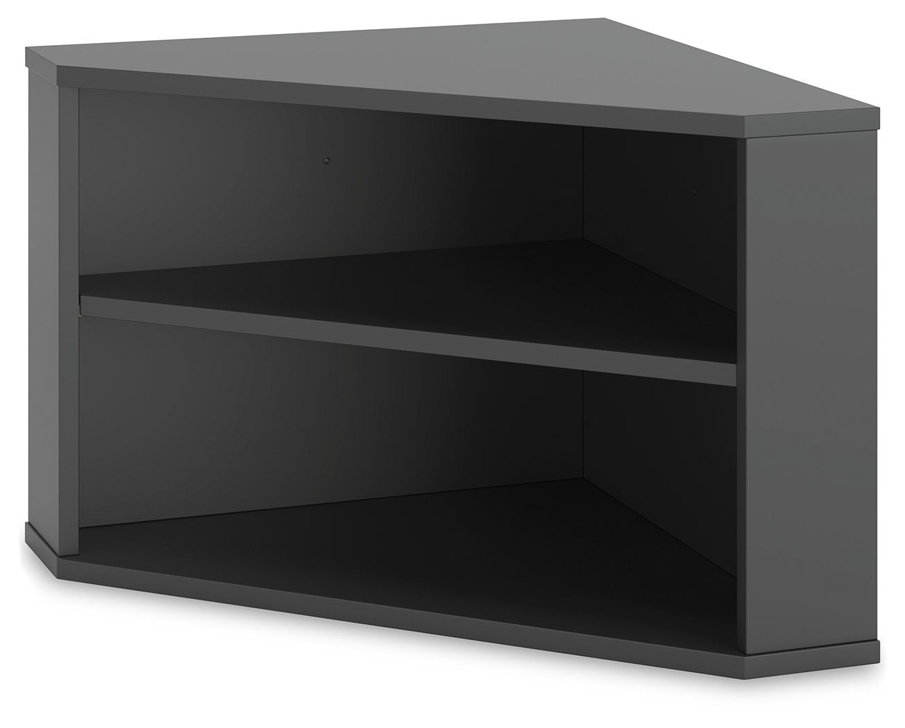 Otaska - Black - Home Office Corner Bookcase