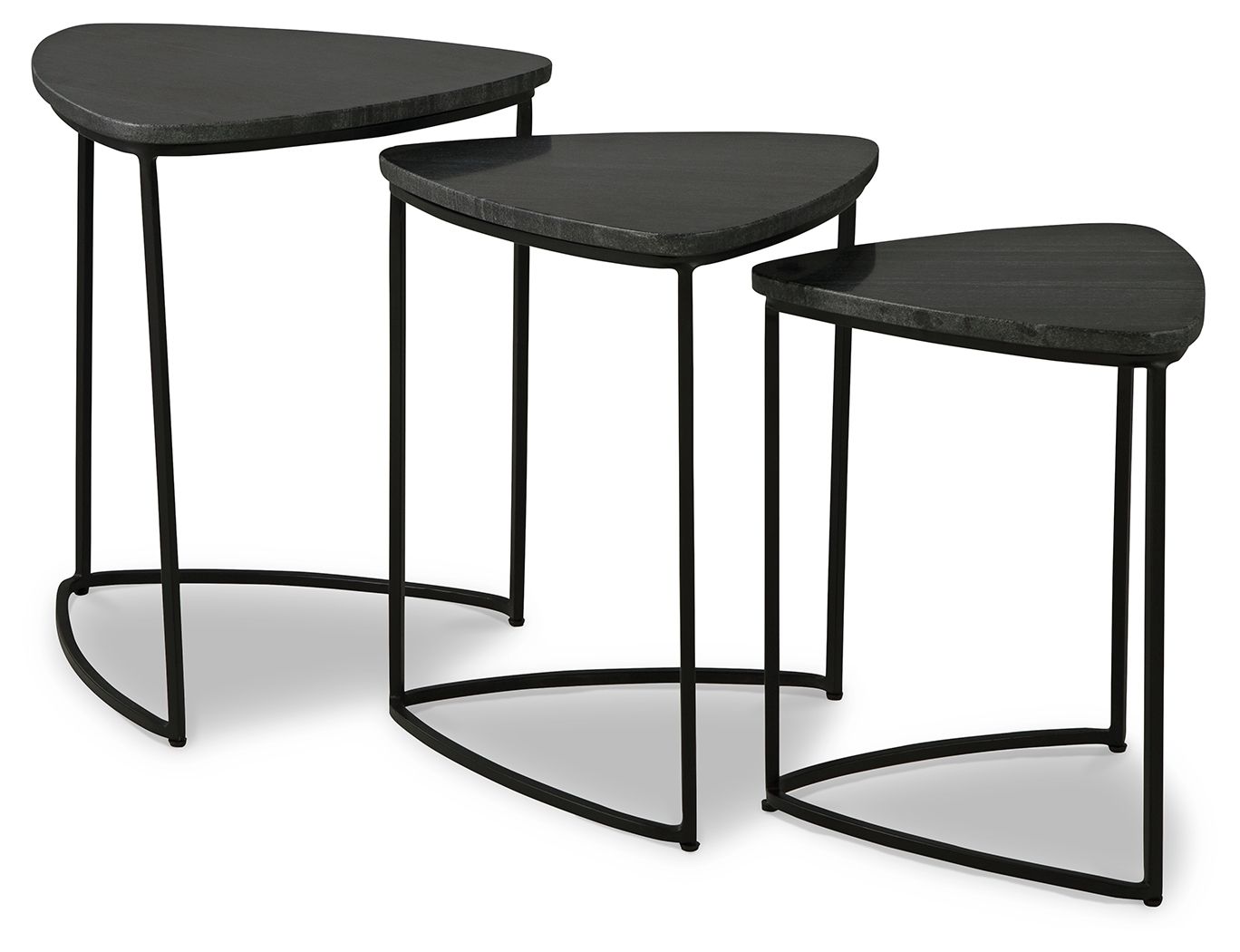 Olinmere - Black - Accent Table (Set of 3)