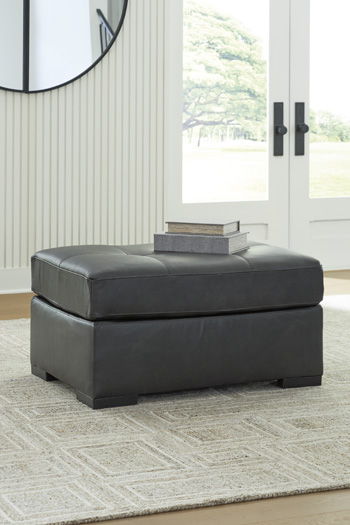 Brindley Pier - Fog - Oversized Accent Ottoman