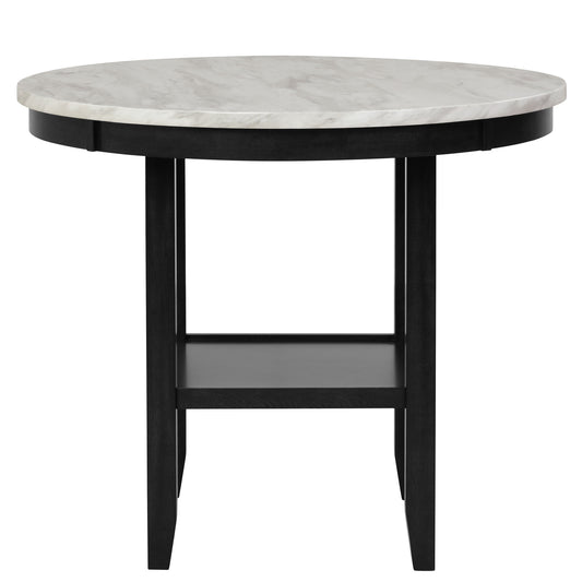 Lennon - Round Counter Height Table - White