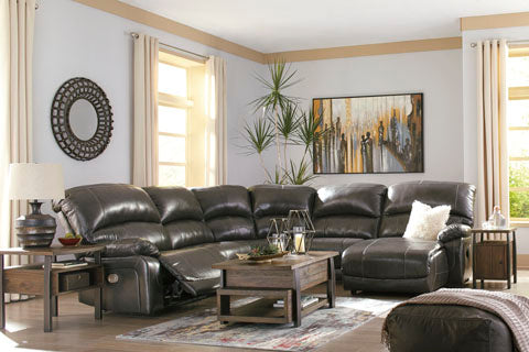 Hallstrung 6 Piece Power Reclining Sectional (Gray)*Final Sale*