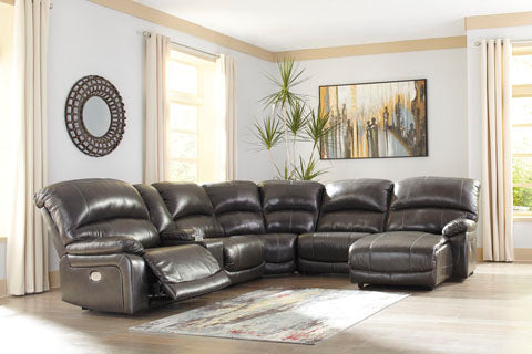 Hallstrung 6 Piece Power Reclining Sectional (Gray)*Final Sale*