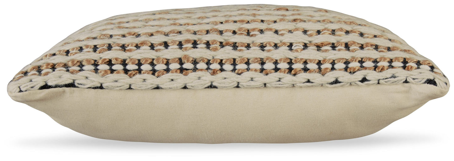 Nealington - Brown / Black/white - Pillow