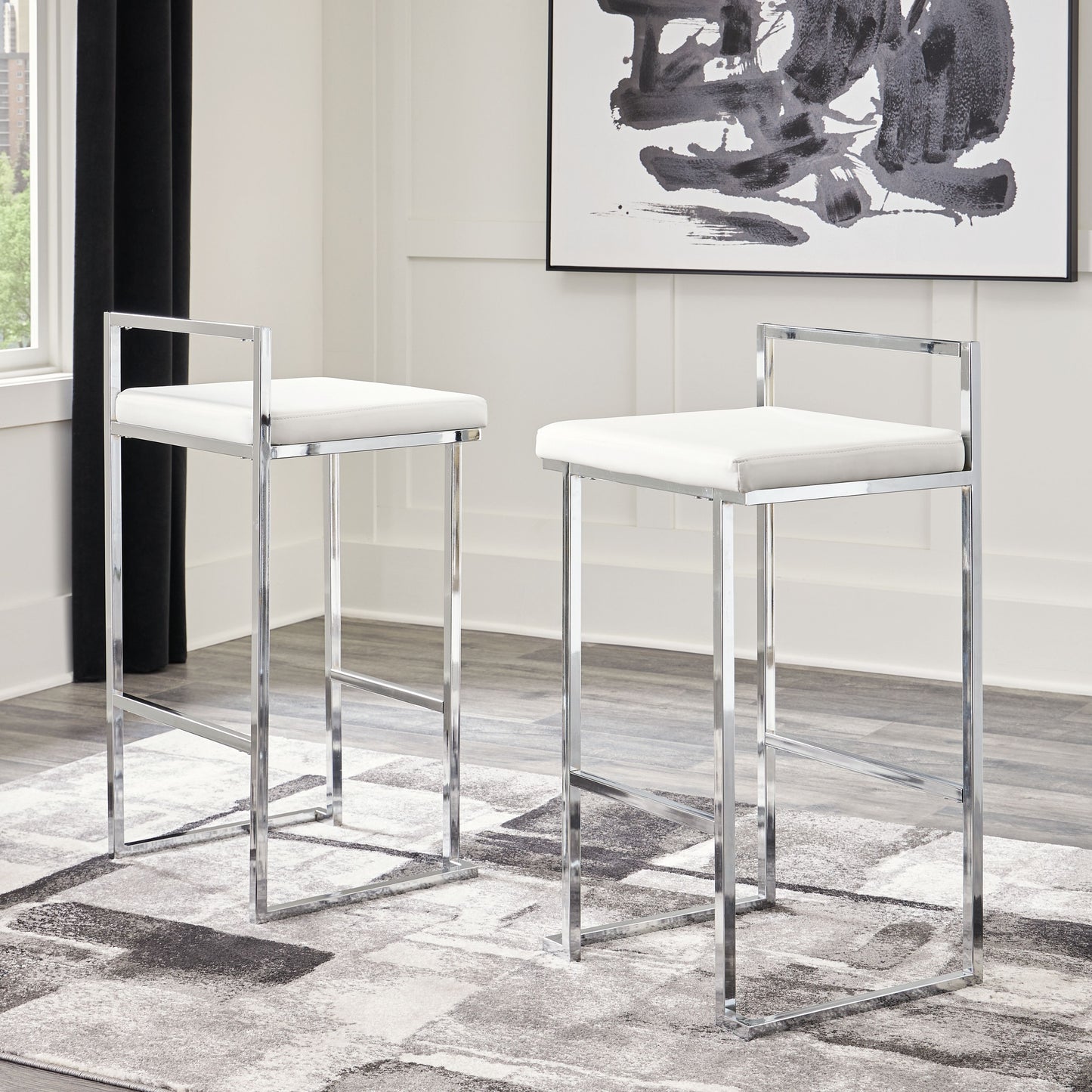 Madanere - Tall Upholstered Stool Set (Set of 2)