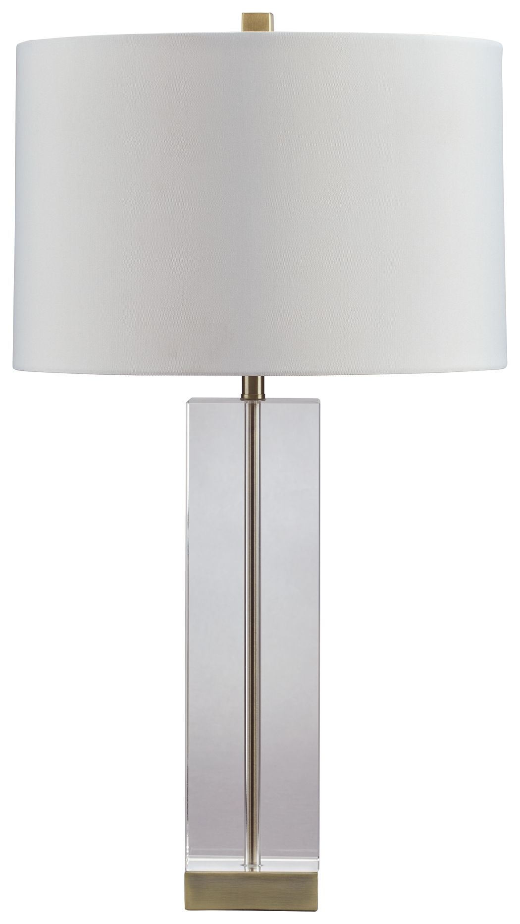 Teelsen - Clear / Gold Finish - Crystal Table Lamp