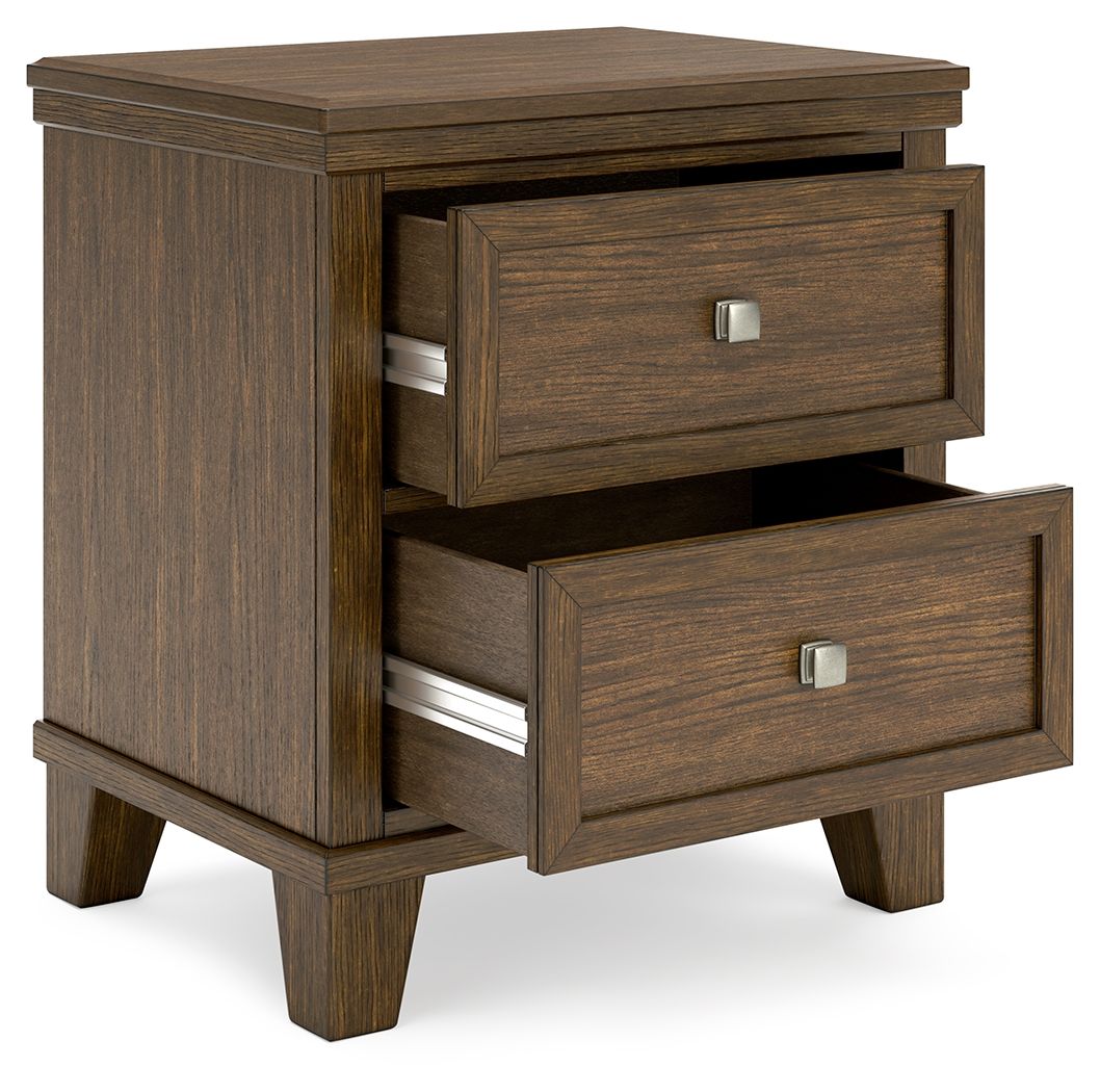 Shawbeck - Medium Brown - Two Drawer Night Stand