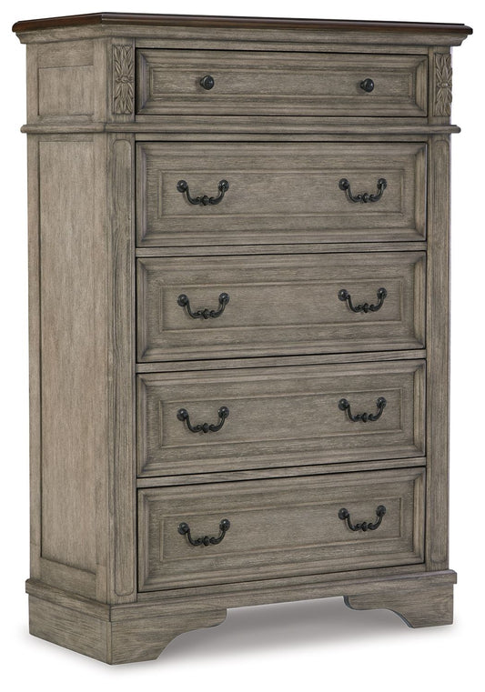 Lodenbay - Antique Gray - Five Drawer Chest