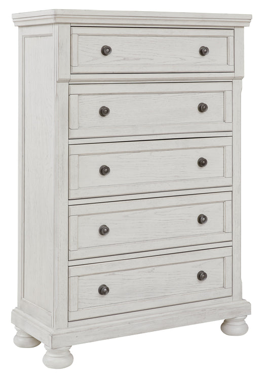 Robbinsdale - Antique White - Five Drawer Chest