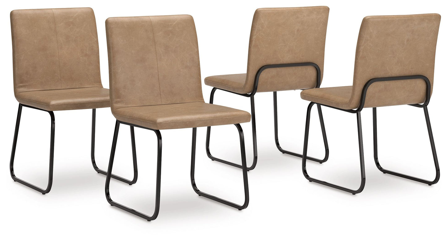 Pharwynn - Toast - Dining Upholstered Side Chair (Set of 4)